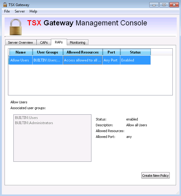 TSX Gateway